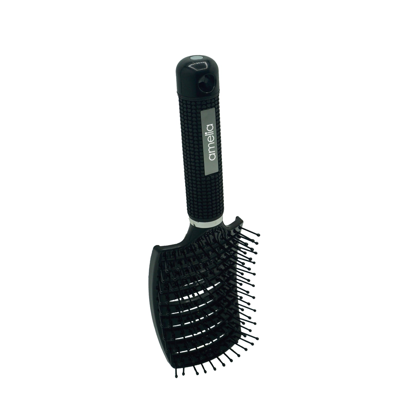 9.5in Vented Brush - Nylon Bristles, Black