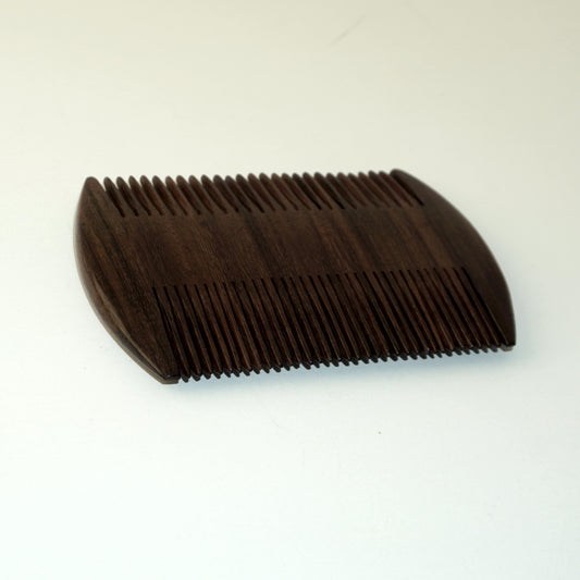 4in Rose Wood Beard/Mustache Comb - CLOSEOUT, LIMITED STOCK AVAILABLE