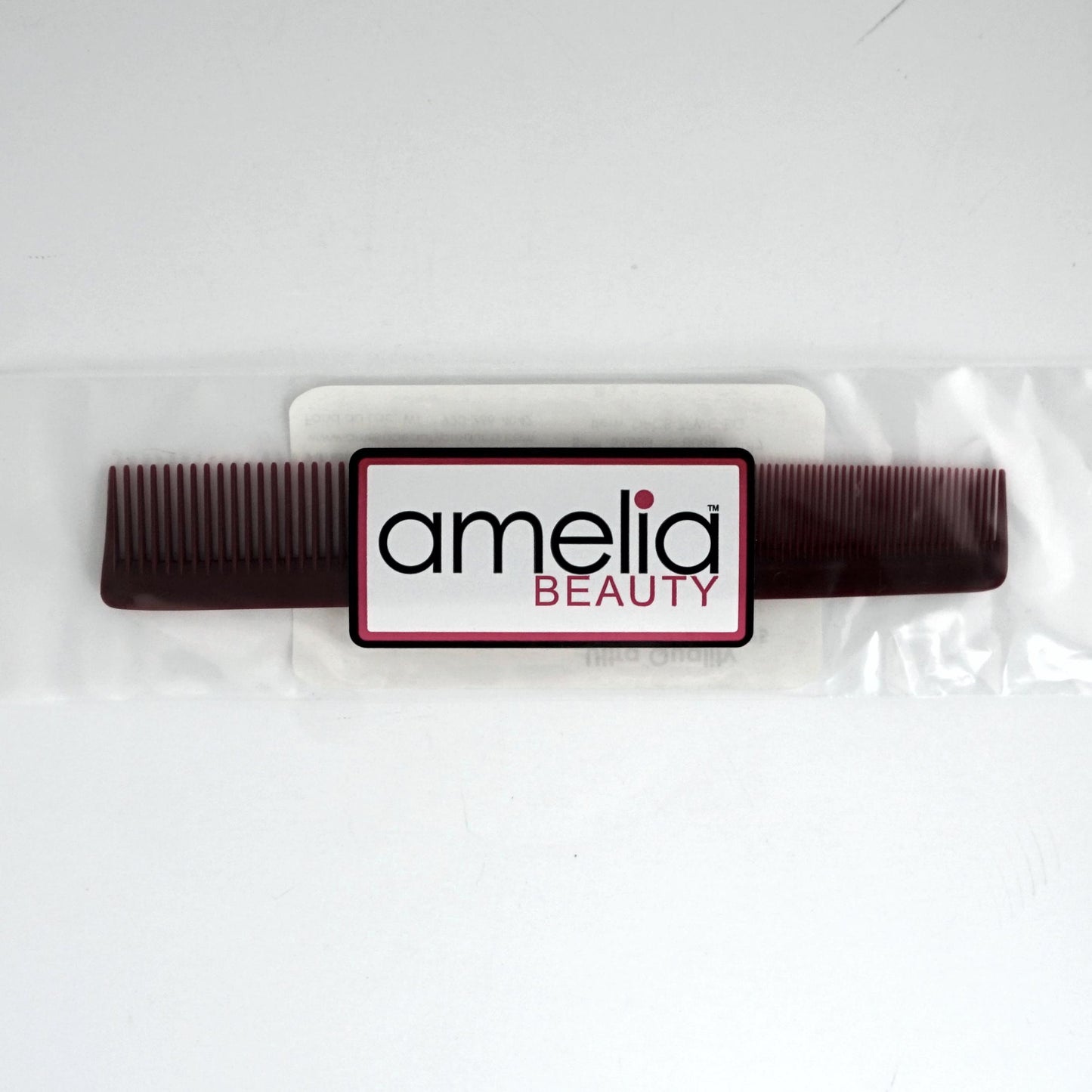 7in, Delrin Plastic, Finger Wave Comb with Inch Marks - CLOSEOUT, LIMITED STOCK AVAILABLE