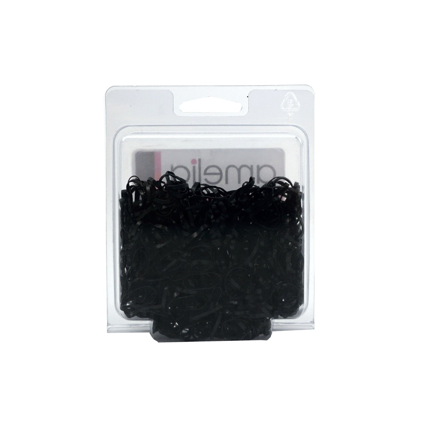 Amelia Beauty | 1/2in, Black, Tangle Free Elastic Pony Tail Holders | Made in USA, Ideal for Ponytails, Braids, Twists. For Women, Girls. Pain Free, Snag Free, Easy Off | 500 Pack