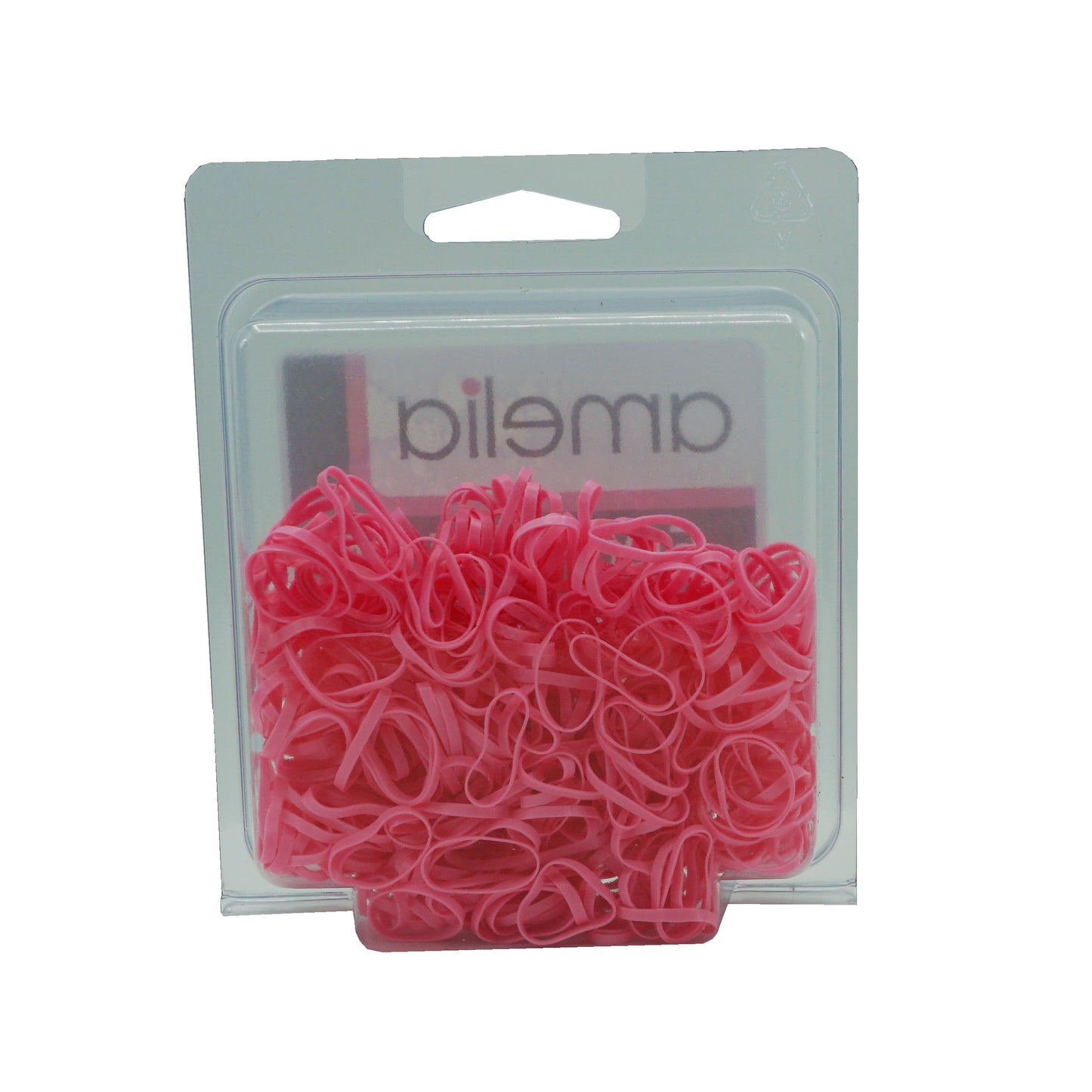 Amelia Beauty | 1/2in, Fuchsia, Tangle Free Elastic Pony Tail Holders | Made in USA, Ideal for Ponytails, Braids, Twists. For Women, Girls. Pain Free, Snag Free, Easy Off | 500 Pack